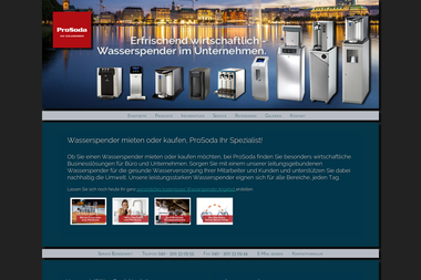 prosoda.de - Wasserspender Anbieter Hamburg