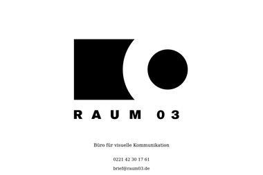 raum03.com - Grafikdesigner Köln