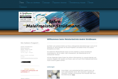 struessmann-malermeister.de - Malerbetrieb Detmold