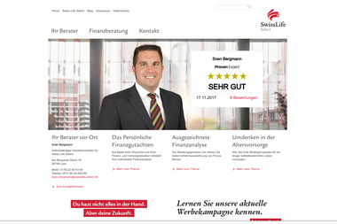 swisslife-select.de/sven-bergmann - Finanzdienstleister Emden