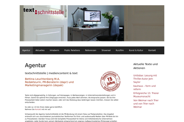textschnittstelle.de - PR Agentur Trier