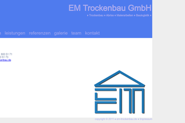 em-trockenbau.com/kontakt.html - Trockenbau Darmstadt