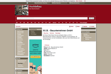 hochtiefbau.net/bauhandwerk-mib-bauunternehmen-gmbh-in-glauchau-20326 - Architektur Glauchau