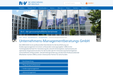 ruv.de/ueber-uns/unternehmen/servicegesellschaften/umb - Inkassounternehmen Wiesbaden