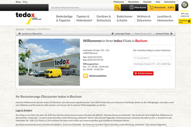 tedox.de/shoplist/index/detail - Malerbedarf Bochum