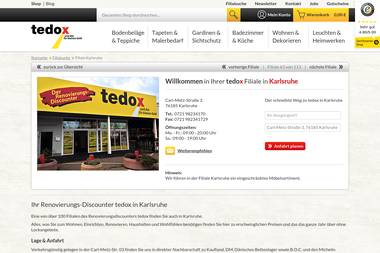 tedox.de/shoplist/index/detail - Malerbedarf Karlsruhe