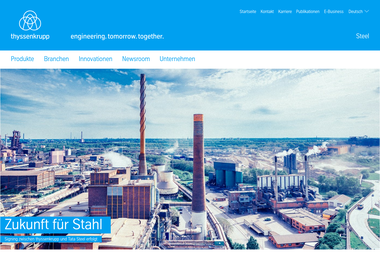 thyssenkrupp-steel.com/de/startpage.html - Baustahl Duisburg