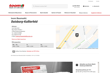toom-baumarkt.de/mein-markt/details/Duisburg-Kasslerfeld - Fertighausanbieter Duisburg