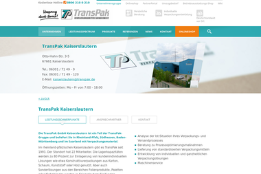 transpak.de/unternehmen/standorte/kaiserslautern.html - Verpacker Kaiserslautern
