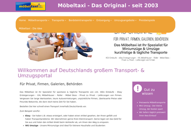 moebeltaxi-deutschland.de - Kleintransporte Berlin