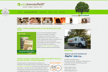 naturbrennstoffe24.de - Brennholzhandel Breddin