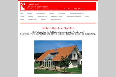 spechtgmbh.com - Fenstermonteur Bonn