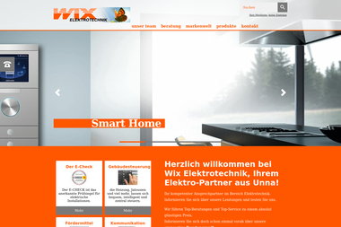 wix-elektrotechnik.de - Elektriker Unna