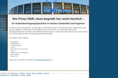 fairclean.net - Reinigungskraft Oberhausen