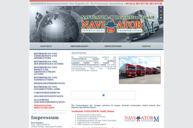 navigator-m.de - Internationale Spedition Hannover