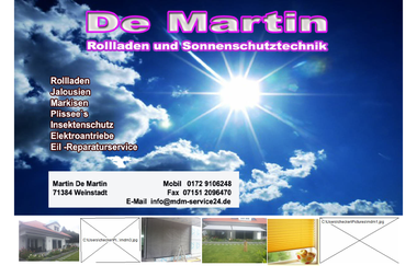 mdm-service24.de - Markisen, Jalousien Weinstadt