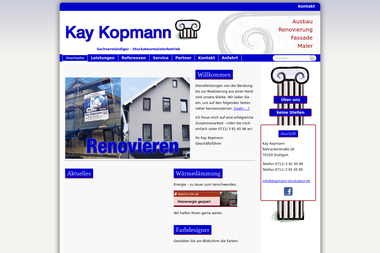 kopmann-stuckateur.de - Fassadenbau Stuttgart