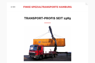 finke-spezialtransporte.com - Kleintransporte Hamburg