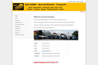 max-sobek.de - LKW Fahrer Leipzig