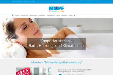 knopf-haustechnik.de - Anlagenmechaniker Karlsbad