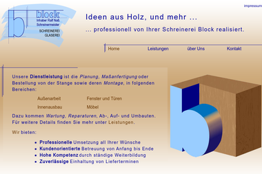 schreinerei-block.de - Tischler Frankfurt