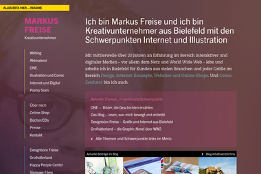 markus-freise.de - Web Designer Bielefeld