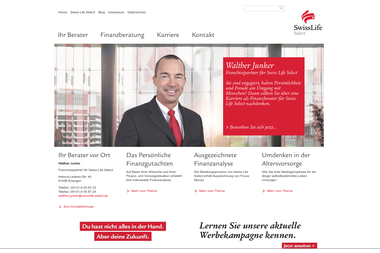 swisslife-select.de/walther-junker - Finanzdienstleister Nürnberg