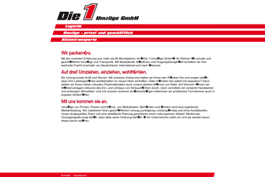 die-eins.com - Umzugsunternehmen Dresden