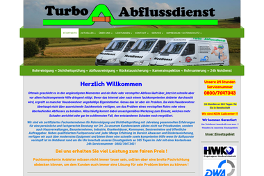 turbo-abflussdienst.de - Wasserinstallateur Ibbenbüren