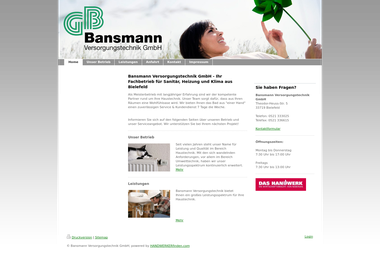 bansmann-versorgungstechnik.de - Ölheizung Bielefeld