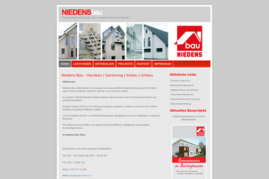 niedens-bau.de - Hochbauunternehmen Hannover
