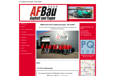 af-bau.com - Straßenbauunternehmen Weißenfels