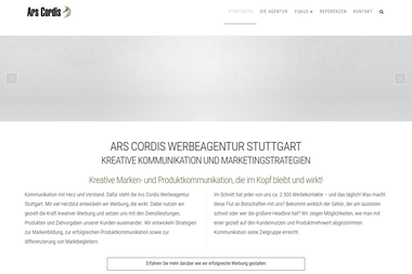 arscordis.de - Web Designer Stuttgart