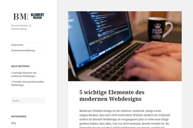 blumert-medien.de - Web Designer Stuttgart