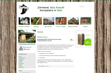 knauth-zimmerei.de - Zimmerei Chemnitz-Rabenstein
