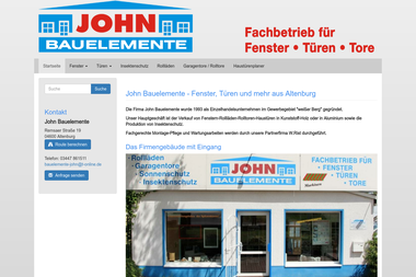 bauelemente-john.de - Baustoffe Altenburg