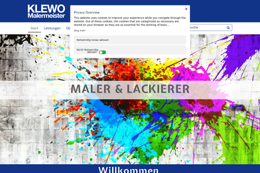 maler-klewo.de - Malerbetrieb Walldorf