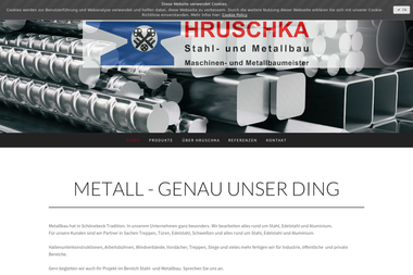 hruschka-metallbau.de - Stahlbau Schönebeck