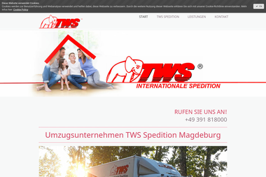 twsspedition.de - Umzugsunternehmen Magdeburg-Brückfeld