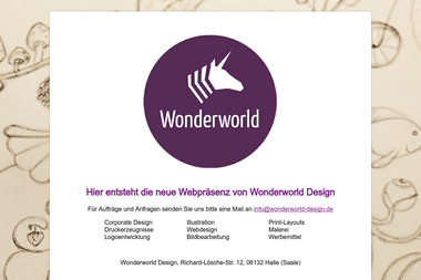 wonderworld-design.de - Werbeagentur Halle-Radewell-Osendorf
