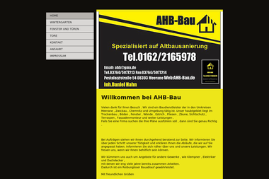 AHB-Bau.de - Hausbaufirmen Crimmitschau