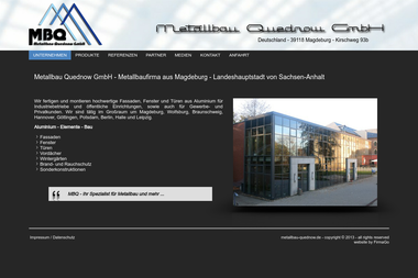 metallbau-quednow.de - Fenster Magdeburg-Reform