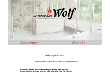 heizungsbau-wolf.de - Wasserinstallateur Ramstein-Miesenbach