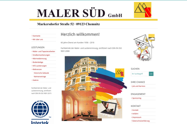 maler-sued.de - Malerbetrieb Chemnitz-Markersdorf