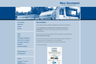 max-schraeger.de - Heizöllieferanten Dresden-Schönfeld
