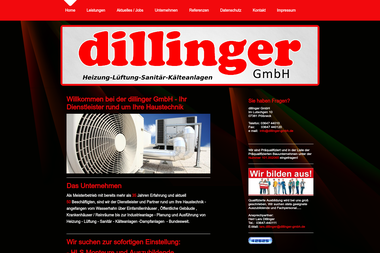 dillinger-gmbh.de - Heizungsbauer Pößneck
