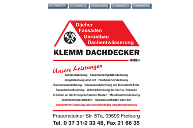 klemm-dachdecker-gmbh.de - Zimmerei Freiberg