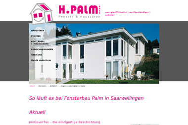 fensterbau-palm.de - Fenster Saarwellingen