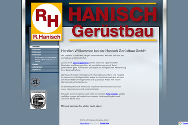 hanisch-geruestbau.de - Containerverleih Neunkirchen-Wellesweiler