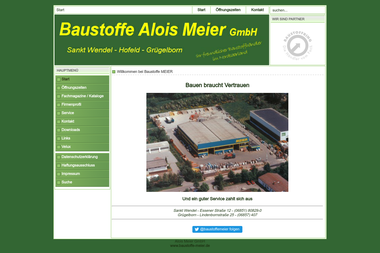 baustoffe-meier.de - Baustoffe St. Wendel